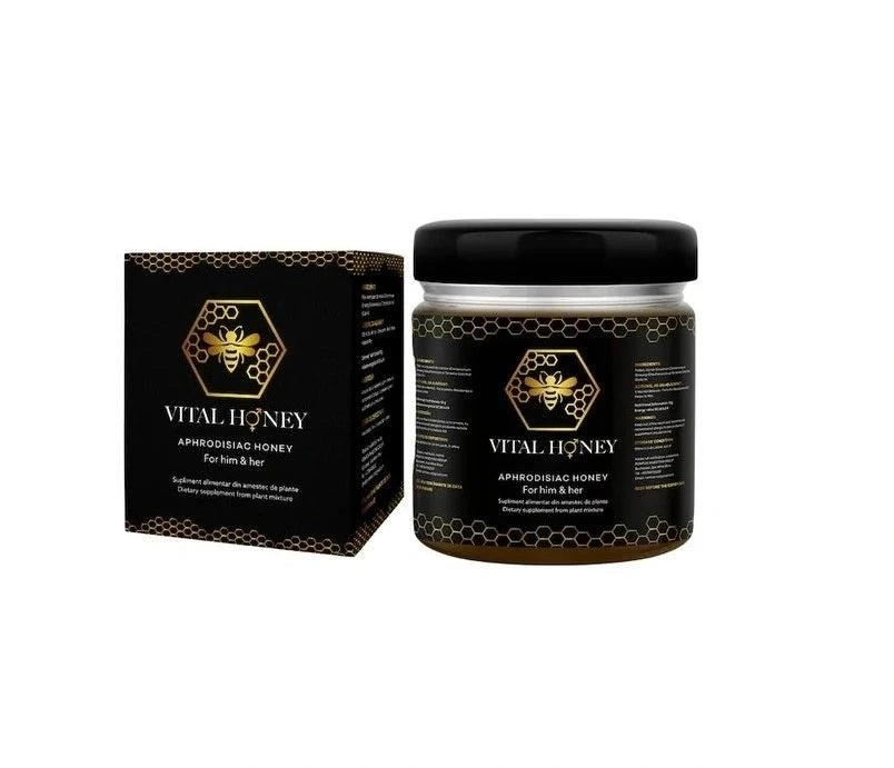 Miere Afrodisiacă Vital Honey 240g Themra – 100% Natural